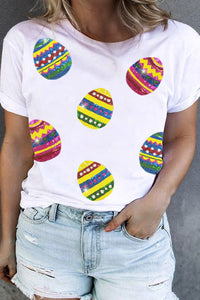 Thumbnail for Plus Size Easter Round Neck Short Sleeve T-Shirt