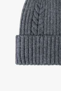 Thumbnail for Cable-Knit Cuff Beanie