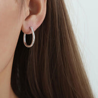 Thumbnail for Titanium Steel Huggie Earrings