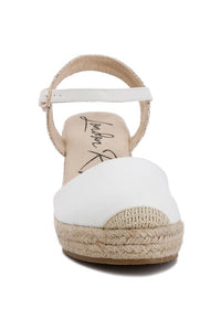 Thumbnail for Trand Wedge Espadrille Sandals