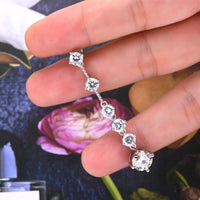 Thumbnail for 4 Carat Moissanite 925 Sterling Silver Earrings