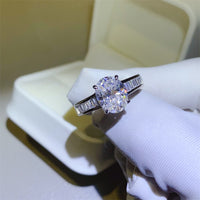 Thumbnail for 3 Carat Moissanite 925 Sterling Silver Ring