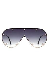 Thumbnail for Retro Oversize Aviator Fashion Sunglasses