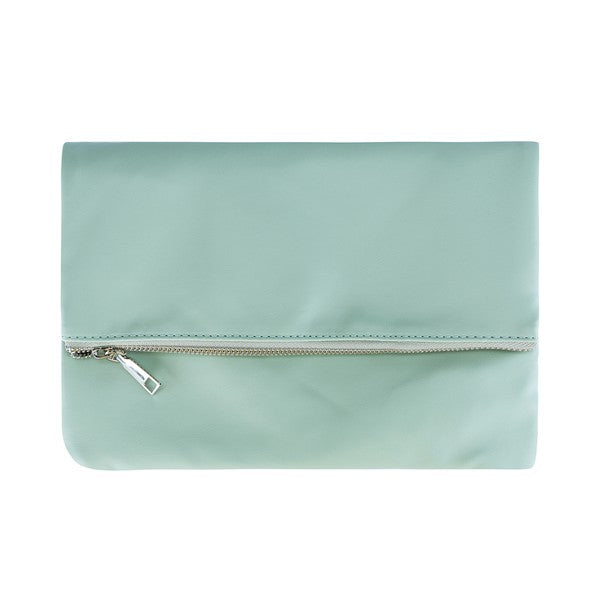 LARGE PU LEATEHR CLUTCH PURSE