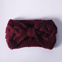 Thumbnail for WINTER CROCHET BOW TWISTED HEAD BAND