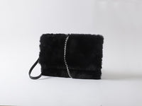 Thumbnail for FAUX FUR SHOULDER CLUTCH PURSE