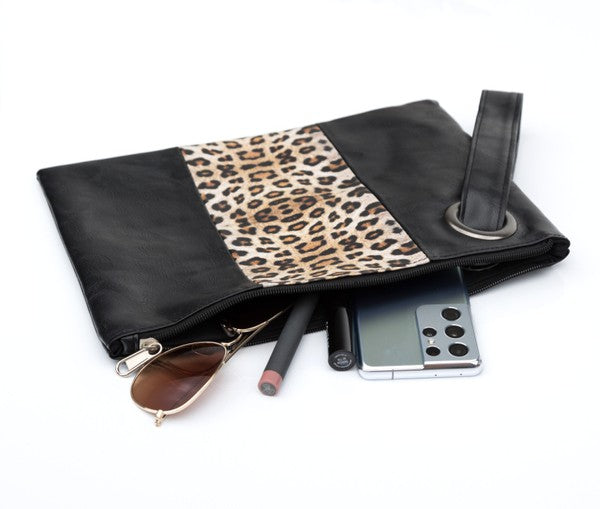 Leopard Dual Tone Clutch