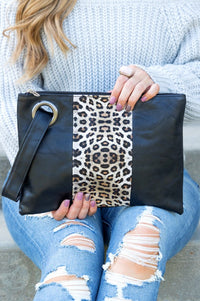 Thumbnail for Leopard Dual Tone Clutch