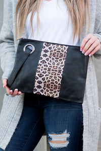 Thumbnail for Leopard Dual Tone Clutch