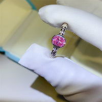 Thumbnail for 1 Carat Moissanite 925 Sterling Silver Ring