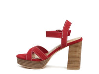 Thumbnail for RAG&CO CHOUPETTE SUEDE LEATHER BLOCK HEELED SANDAL