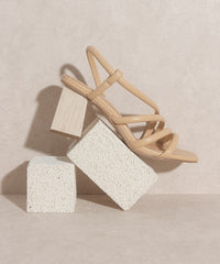 Thumbnail for OASIS SOCIETY Ashley - Wooden Heel Sandal