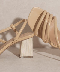 Thumbnail for OASIS SOCIETY Ashley - Wooden Heel Sandal