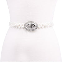 Thumbnail for OVAL BUCKLET PEARL BELT