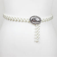 Thumbnail for OVAL BUCKLET PEARL BELT