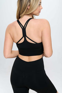 Thumbnail for Criss Cross Back Sports Bra Active wear