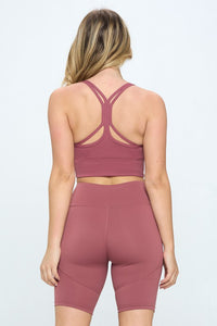 Thumbnail for Criss Cross Back Sports Bra Active wear