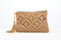 Thumbnail for Macrame Tassel Clutch