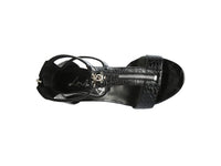 Thumbnail for FELICITY Zip Up Croc Textured Sandals