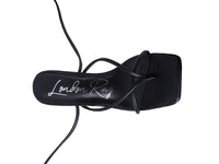 Thumbnail for POLE DANCE LACE UP BLOCK HEELED SANDAL