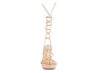 Thumbnail for POLE DANCE LACE UP BLOCK HEELED SANDAL