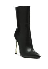 Thumbnail for LONDON RAG OVER THE ANKLE STILETTO BOOT