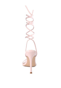 Thumbnail for SPHYNX HIGH HEEL LACE UP SANDALS