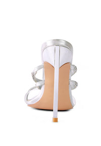 Thumbnail for TICKLE ME HIGH HEELED TOE RING SANDALS