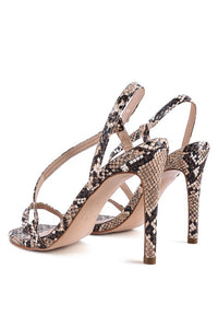 Thumbnail for EPOQUE HEELED STRAPPY SLINGBACK SANDAL