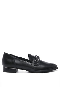 Thumbnail for POLA Leather Horsebit Loafers