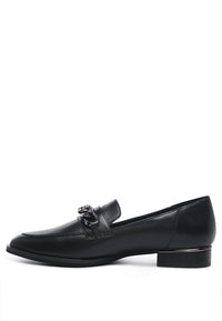 Thumbnail for POLA Leather Horsebit Loafers