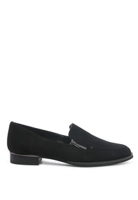 Thumbnail for SARA Suede Slip-On Loafers