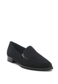 Thumbnail for SARA Suede Slip-On Loafers