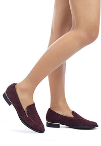 Thumbnail for SARA Suede Slip-On Loafers