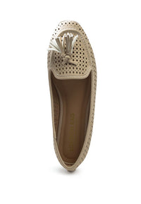 Thumbnail for FEET NEST PERFORATED MICROFIBER LOAFER