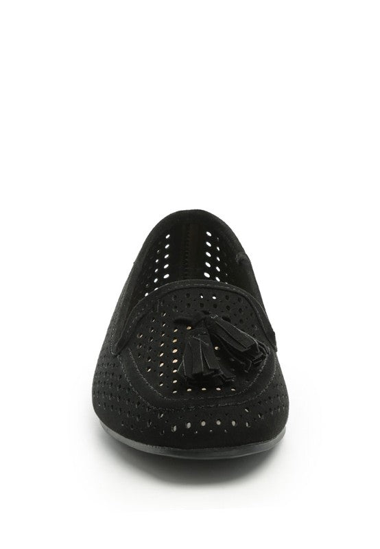 FEET NEST PERFORATED MICROFIBER LOAFER