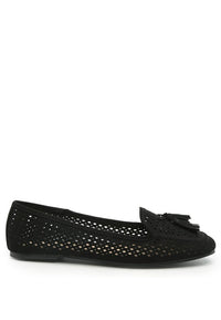 Thumbnail for FEET NEST PERFORATED MICROFIBER LOAFER