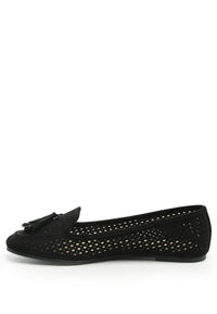 Thumbnail for FEET NEST PERFORATED MICROFIBER LOAFER