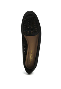 Thumbnail for FEET NEST PERFORATED MICROFIBER LOAFER