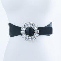 Thumbnail for FLOWER RHINESTONE FASHION WAIST BELT