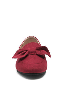 Thumbnail for REMEE Front Bow Loafers