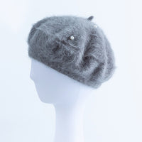 Thumbnail for PEARL FAUX FUR FASHION BERET