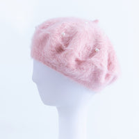 Thumbnail for PEARL FAUX FUR FASHION BERET