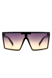 Thumbnail for Oversize Square Flat Top Fashion Women Sunglasses