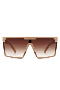 Thumbnail for Oversize Square Flat Top Fashion Women Sunglasses