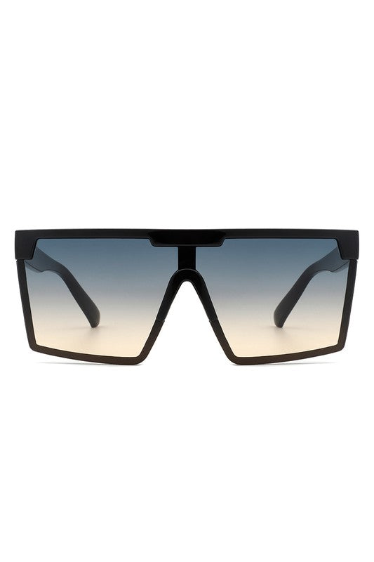 Oversize Square Flat Top Fashion Women Sunglasses