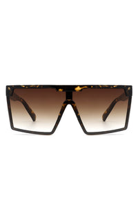 Thumbnail for Oversize Square Flat Top Fashion Women Sunglasses