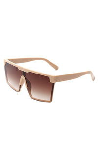 Thumbnail for Oversize Square Flat Top Fashion Women Sunglasses