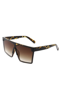 Thumbnail for Oversize Square Flat Top Fashion Women Sunglasses