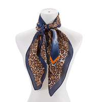 Thumbnail for LEOPARD PRINT SILK FASHION SCARF